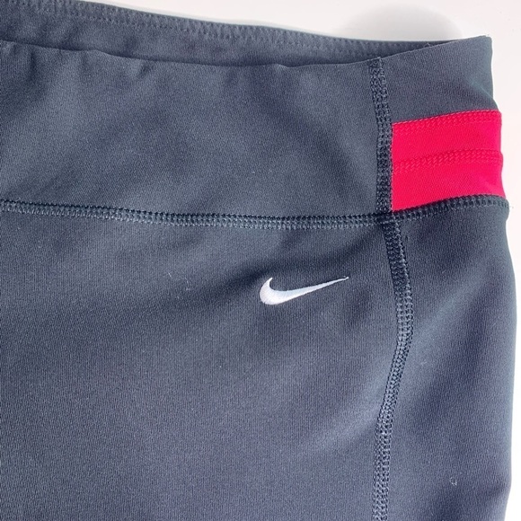 Nike Dri-Fit Cropped Athletic Neon pink Legging active pants yoga medium - Picture 8 of 8